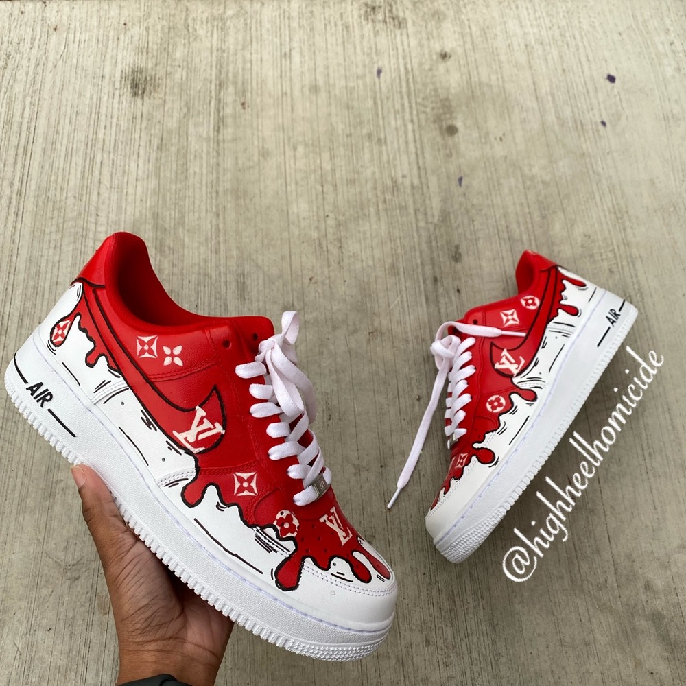 custom LV AF1s